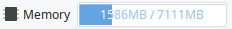 RAM indicator RAM indicator