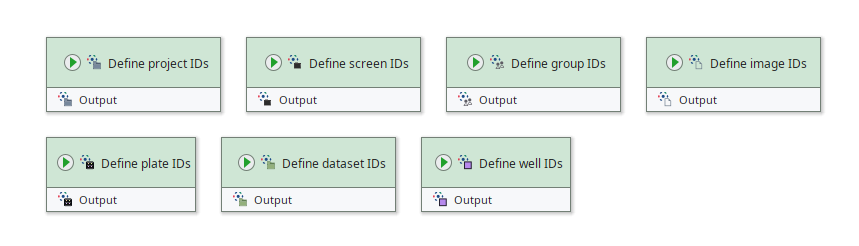 OMERO data sources OMERO data sources