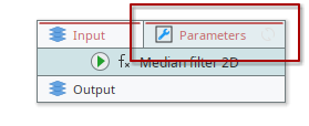 Node with external parameters slot Node with external parameters slot